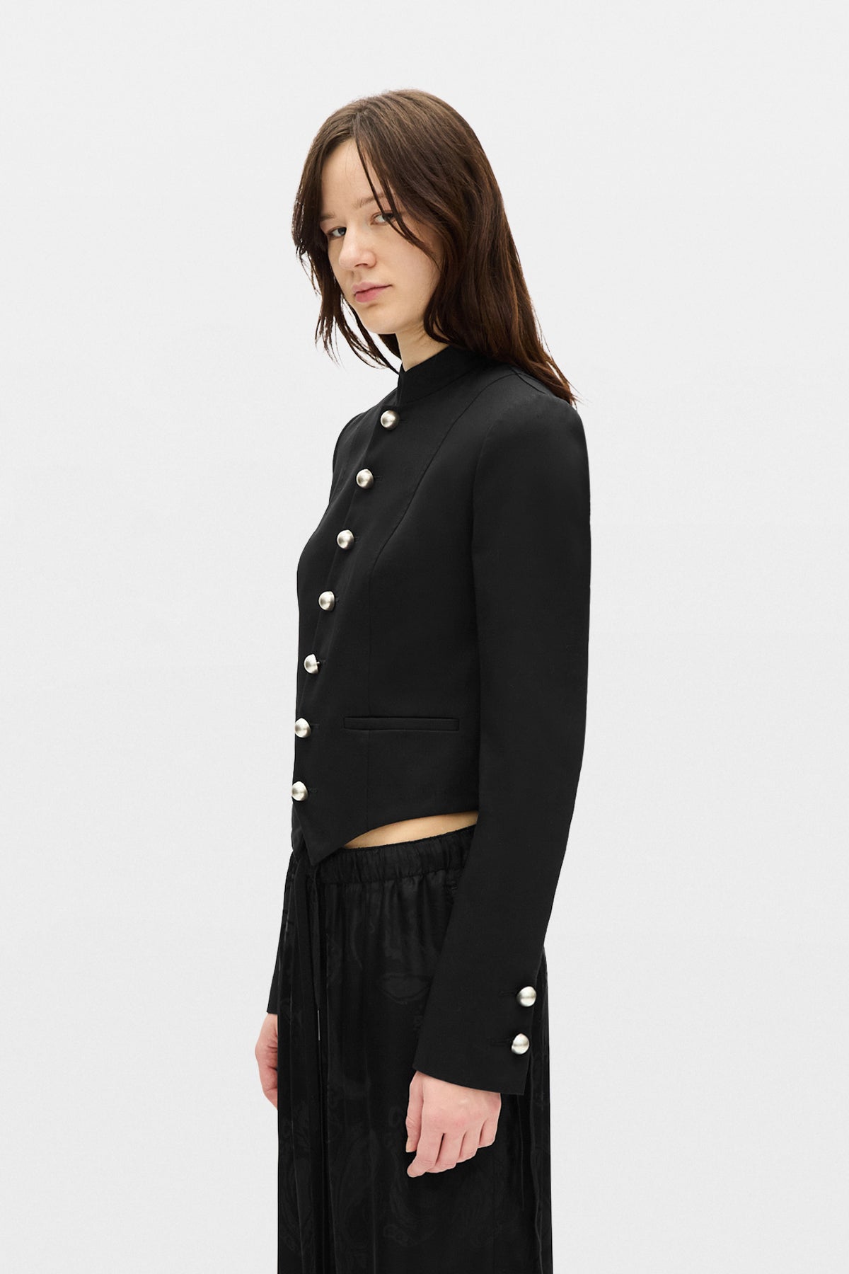 Bab Stand Collar Blouson
