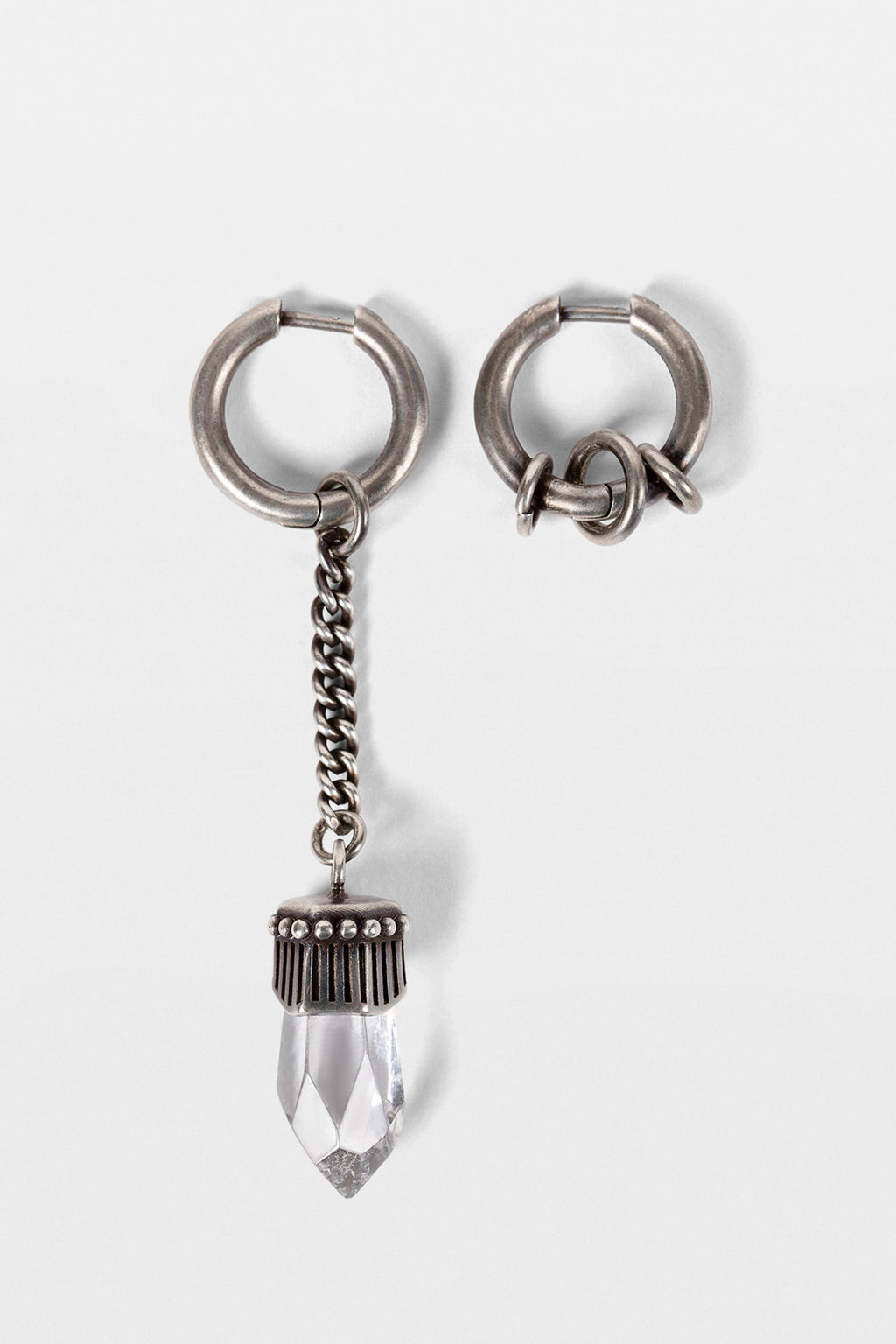 Boucles d'oreilles Vira avec quartz 