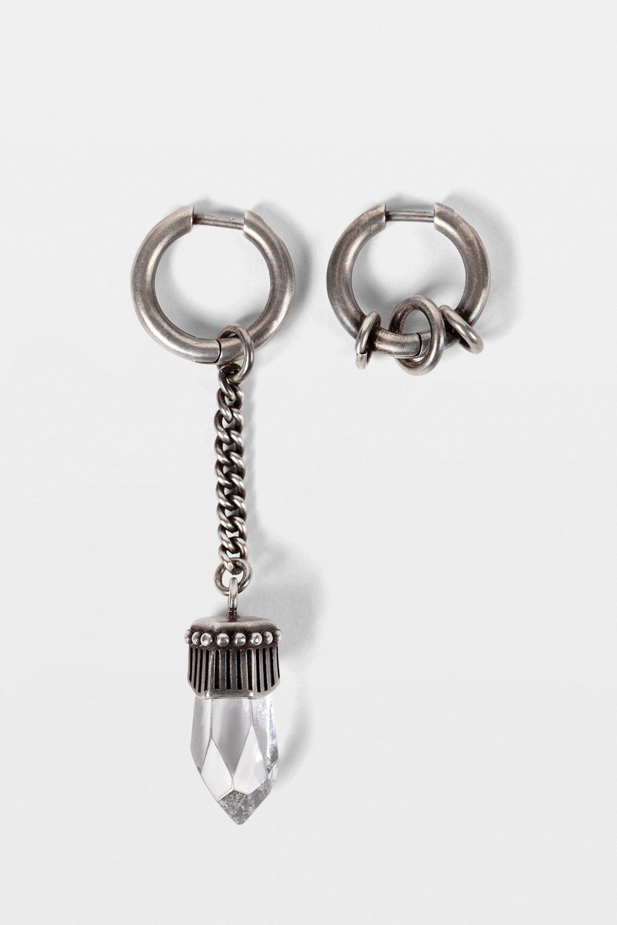 Boucles d'oreilles Vira avec quartz 