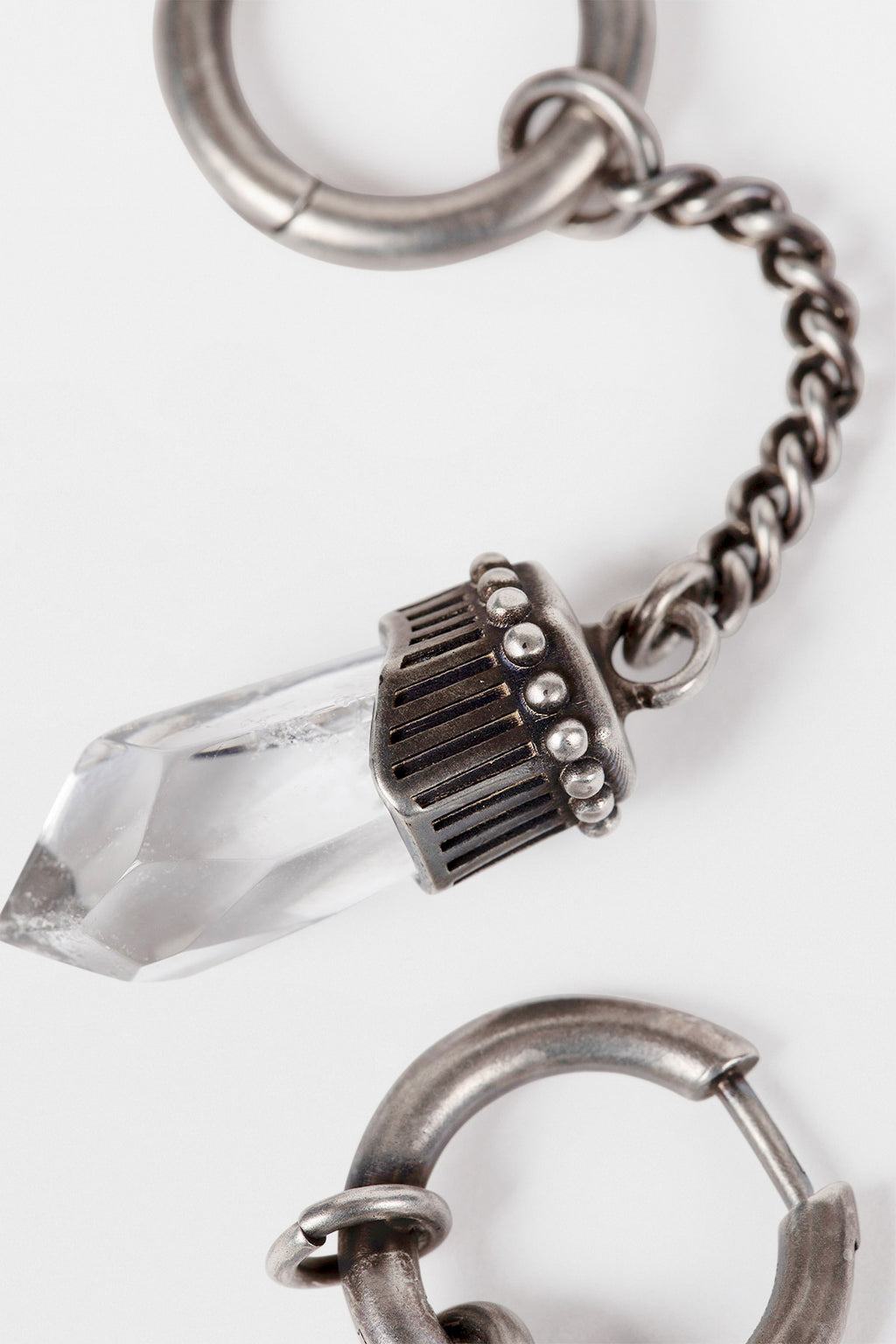 Boucles d'oreilles Vira avec quartz 