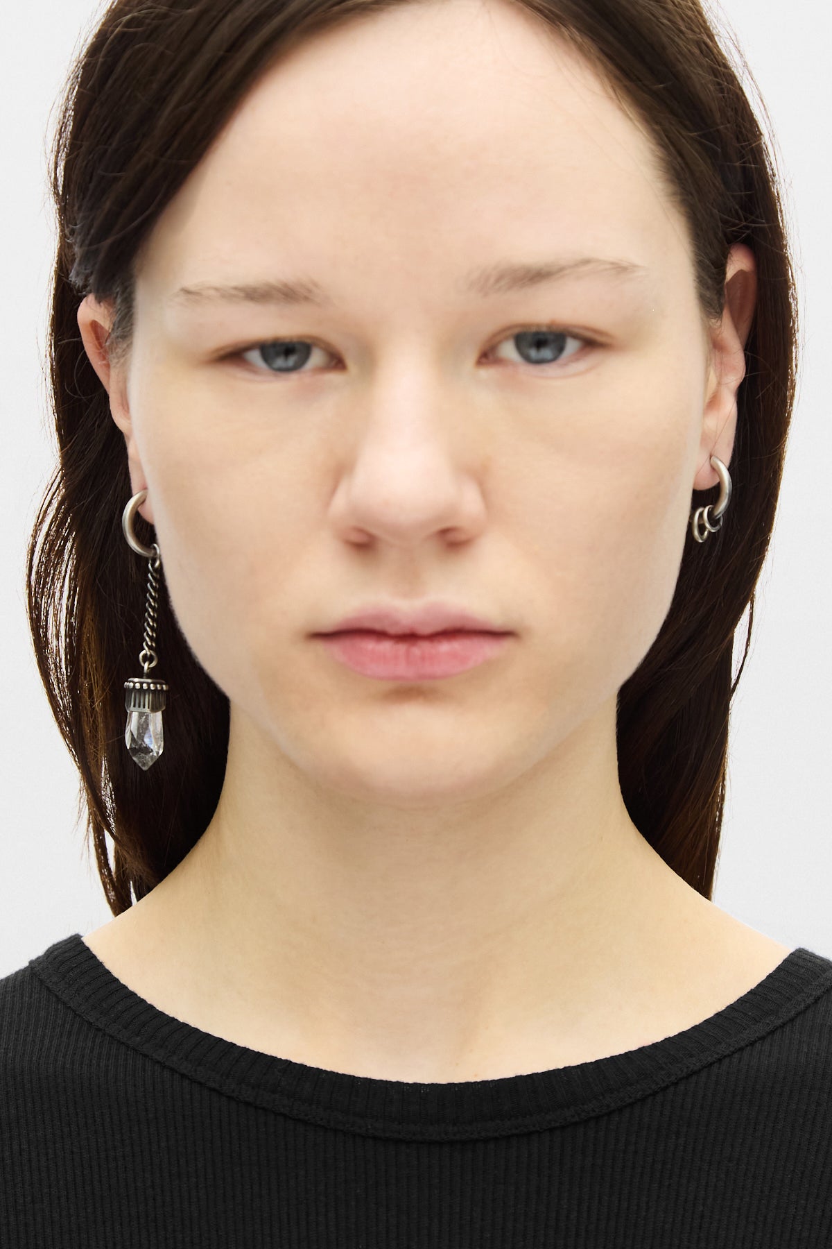 Boucles d'oreilles Vira avec quartz 