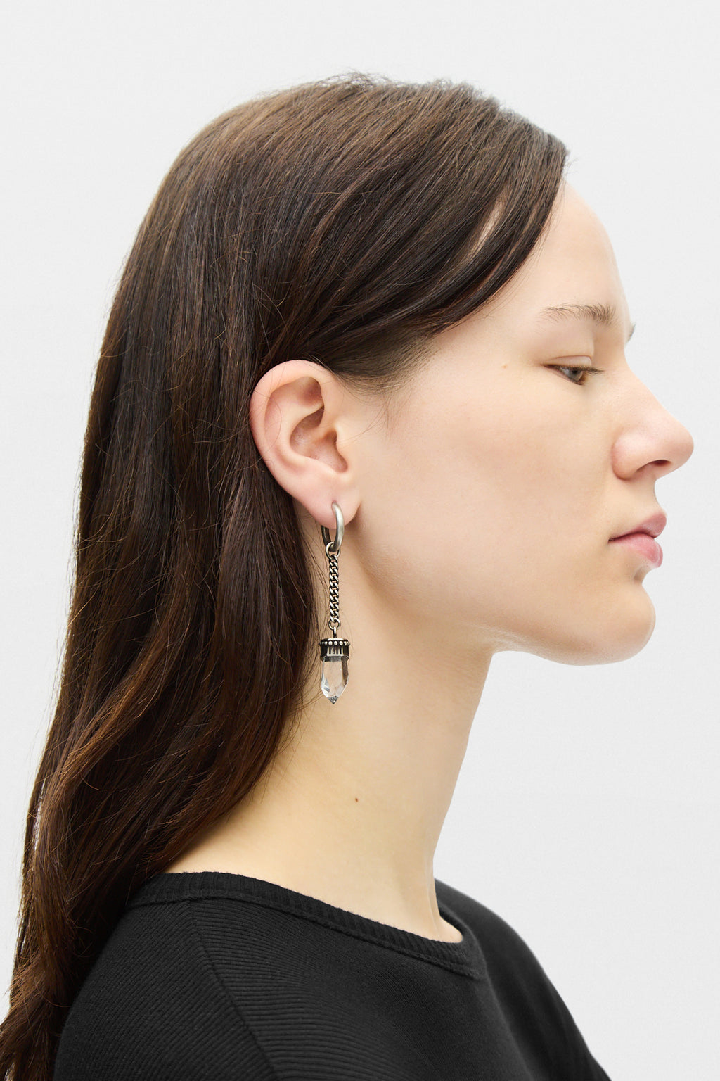 Boucles d'oreilles Vira avec quartz 