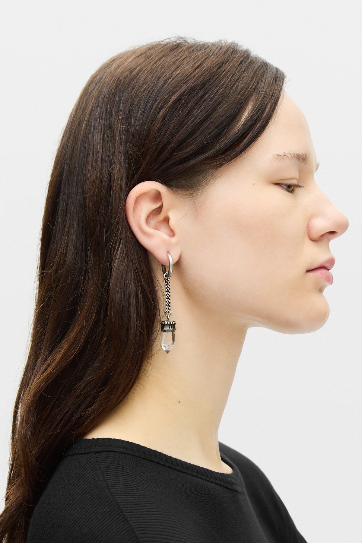 Boucles d'oreilles Vira avec quartz 