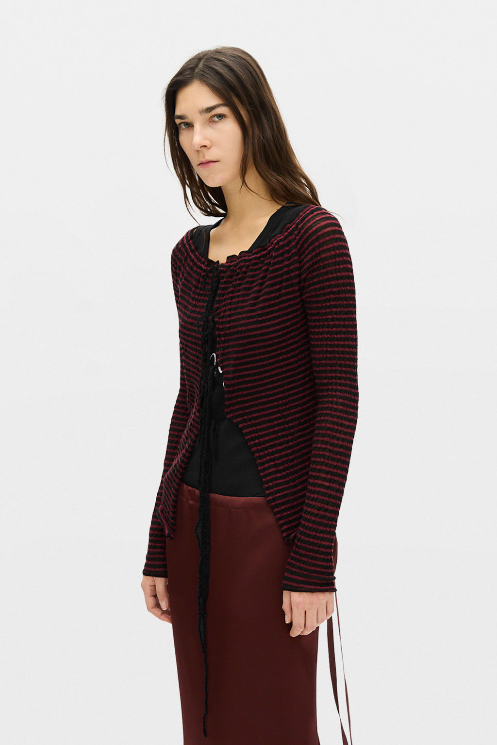 Cardigan à épaules dénudées Nelle 