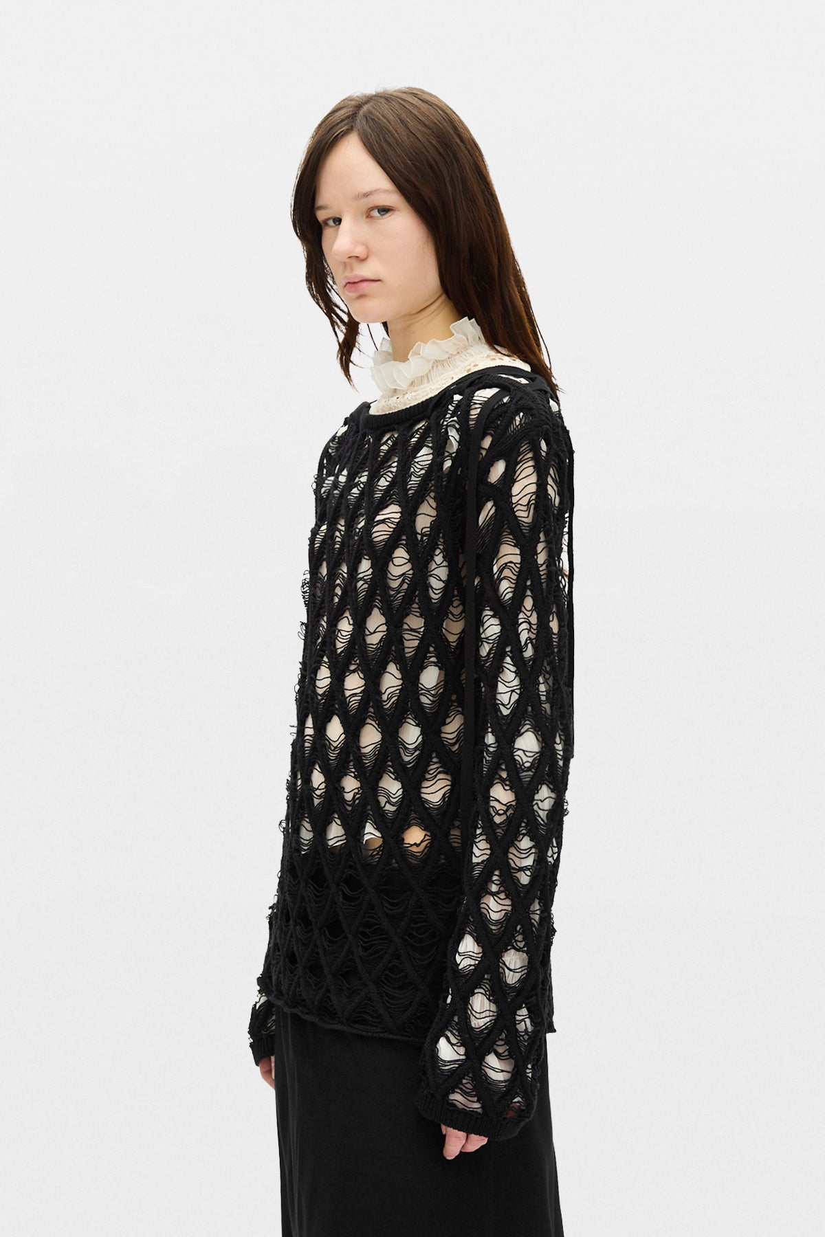 Izabel Diamond Stitch Sweater