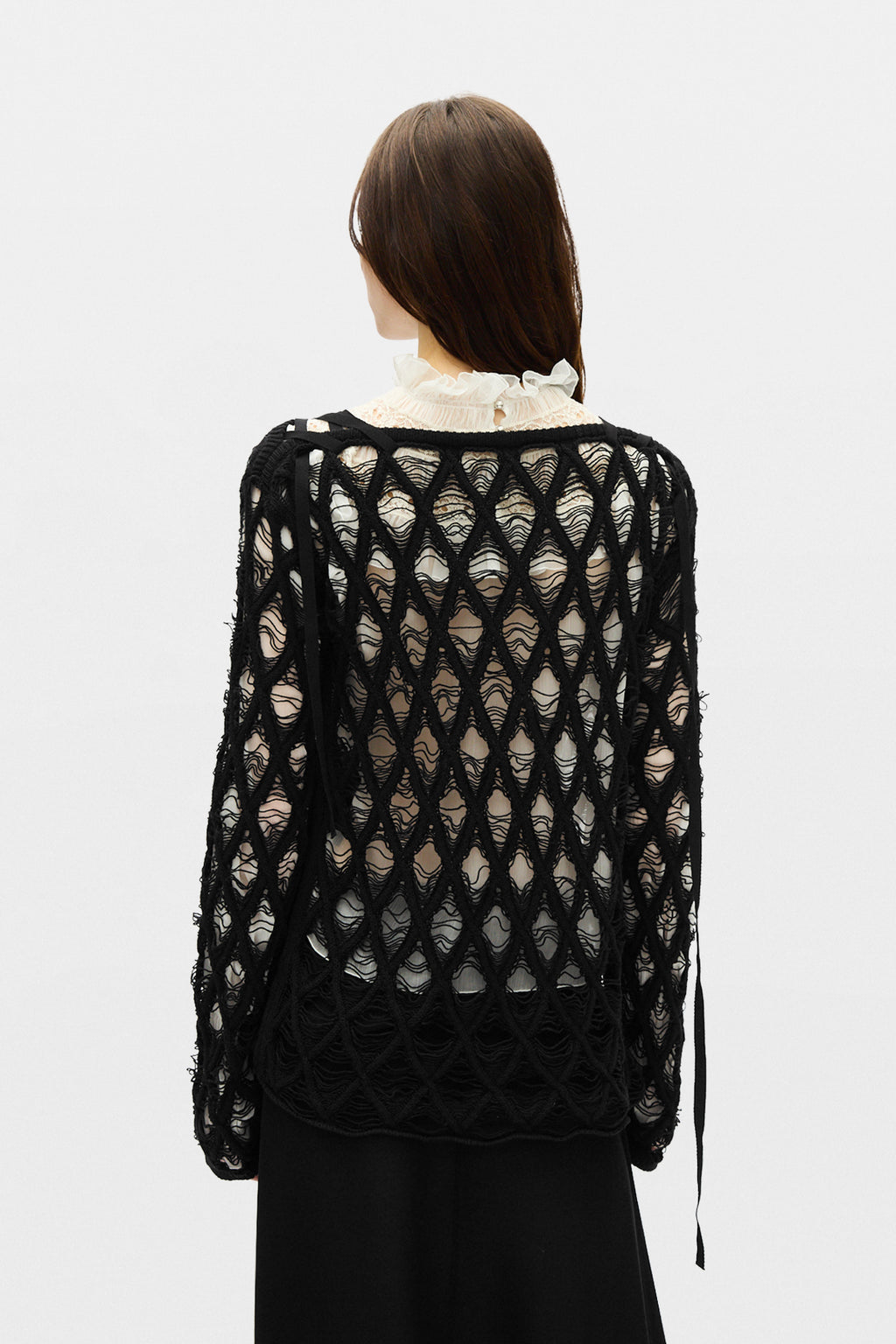 Izabel Diamond Stitch Sweater