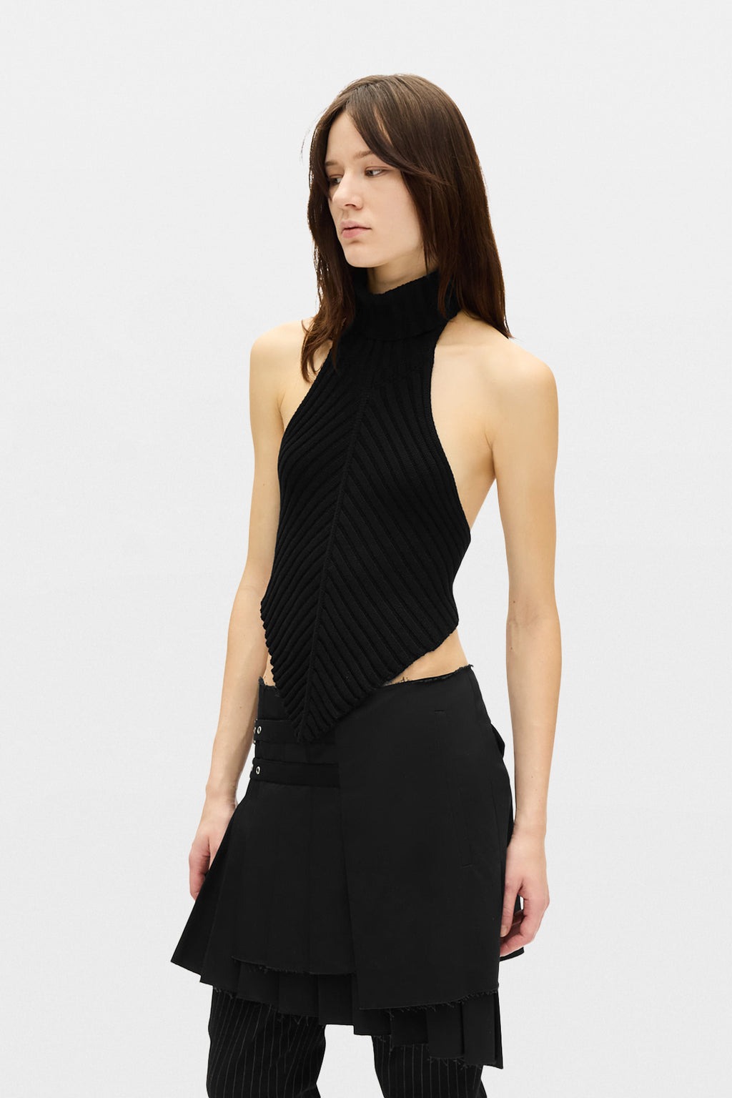 Almida Diagonal Handkerchief Top