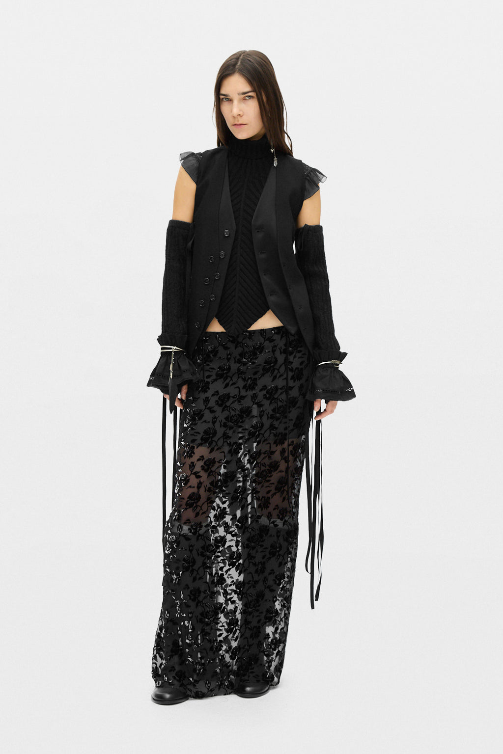 Eveline Long Bias Skirt
