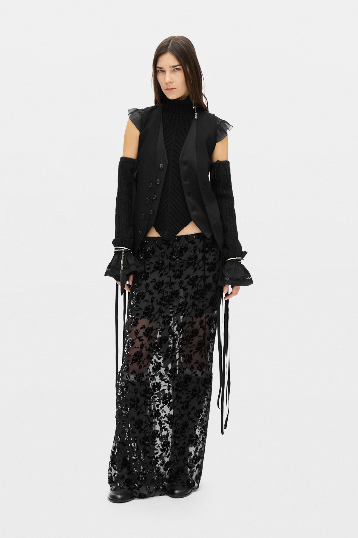 Eveline Long Bias Skirt