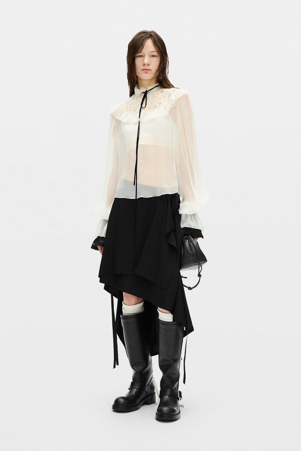 Birit Asymmetrical Wrap Skirt
