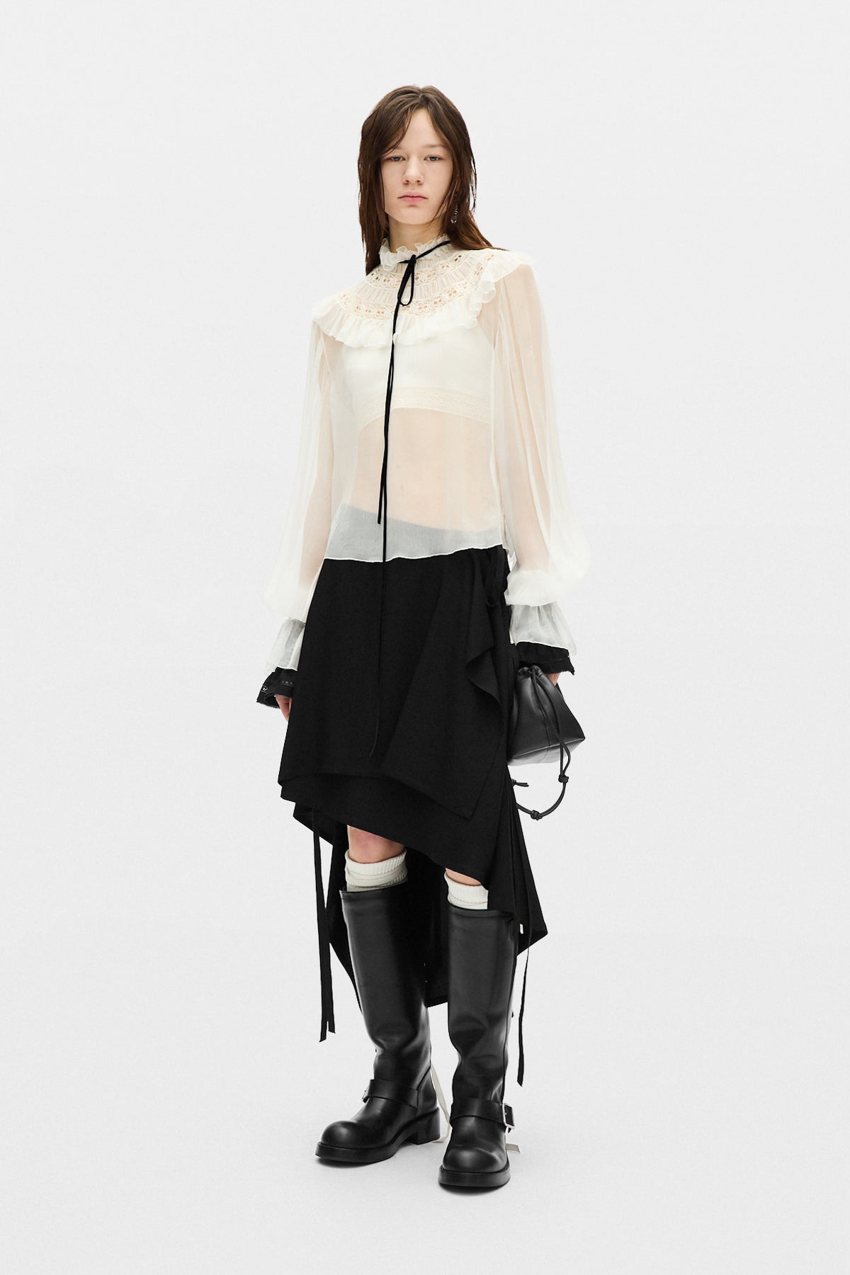 Birit Asymmetrical Wrap Skirt