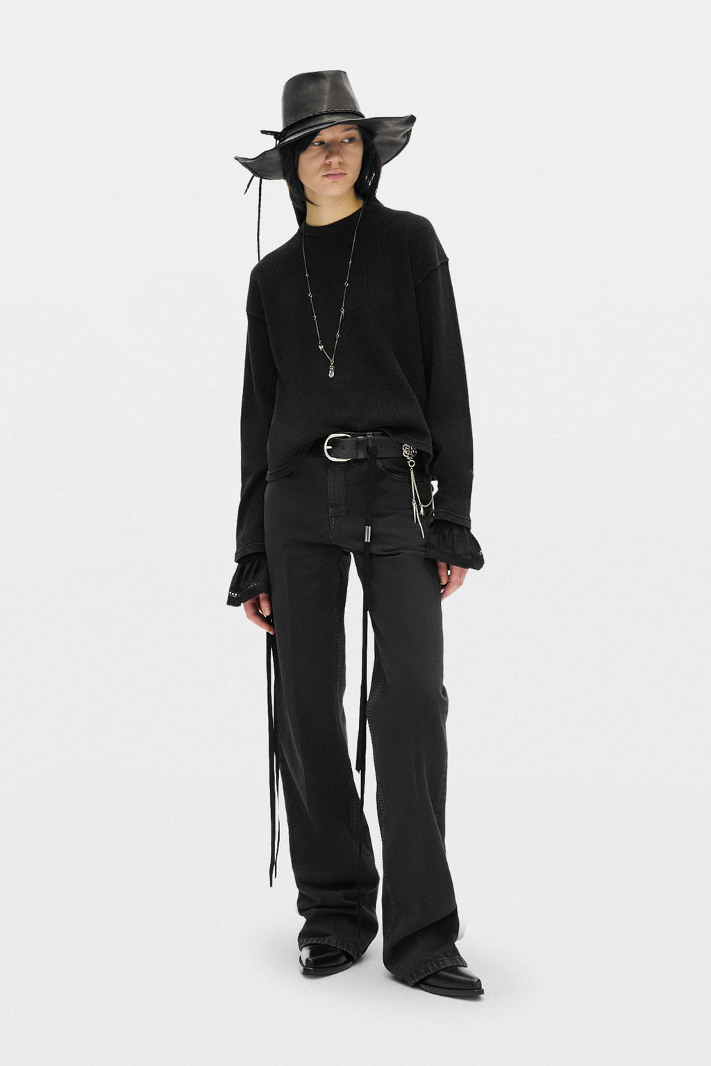 Vive 5-Pockets Straight Leg Trousers
