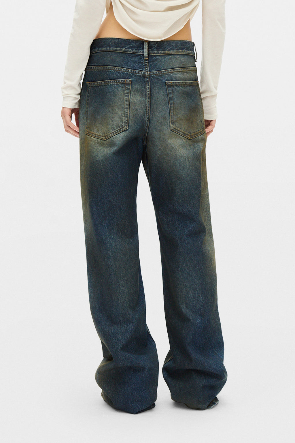 Genova 5-pockets Relaxed Flared Trousers