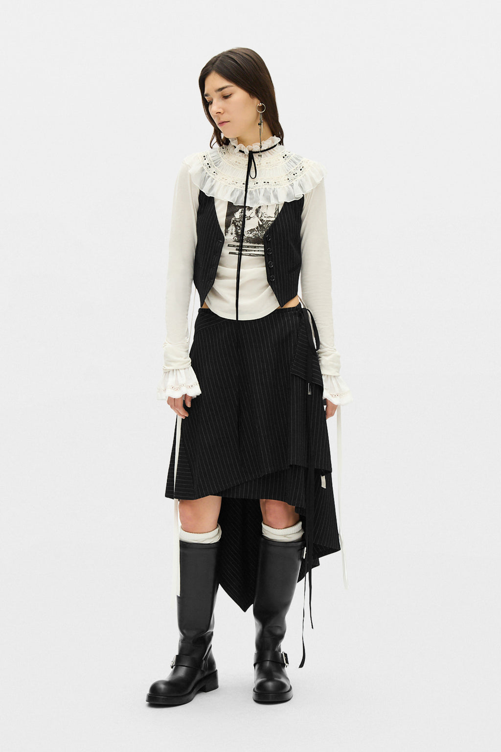 Diana Fitted Micro Waistcoat
