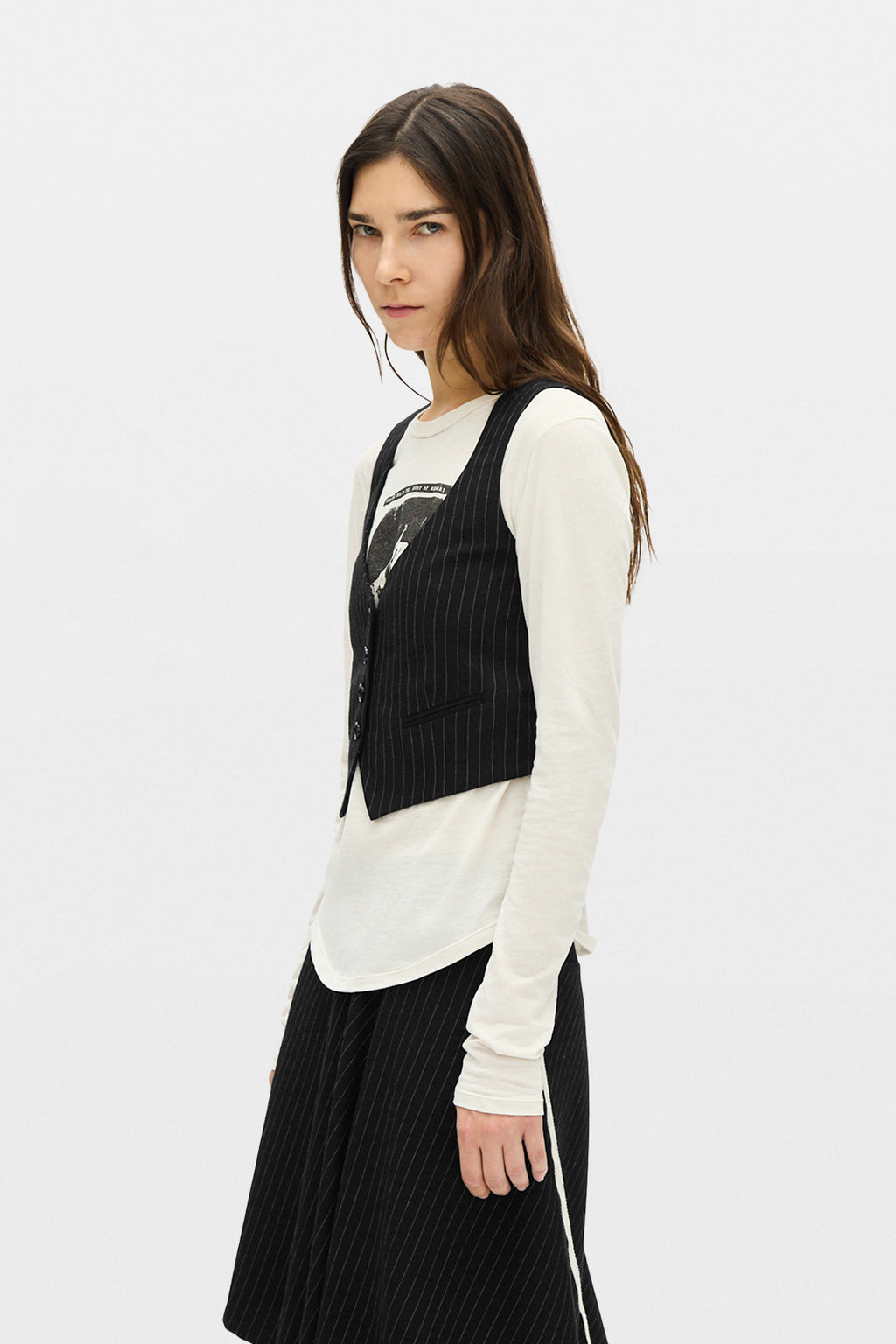 Diana Fitted Micro Waistcoat