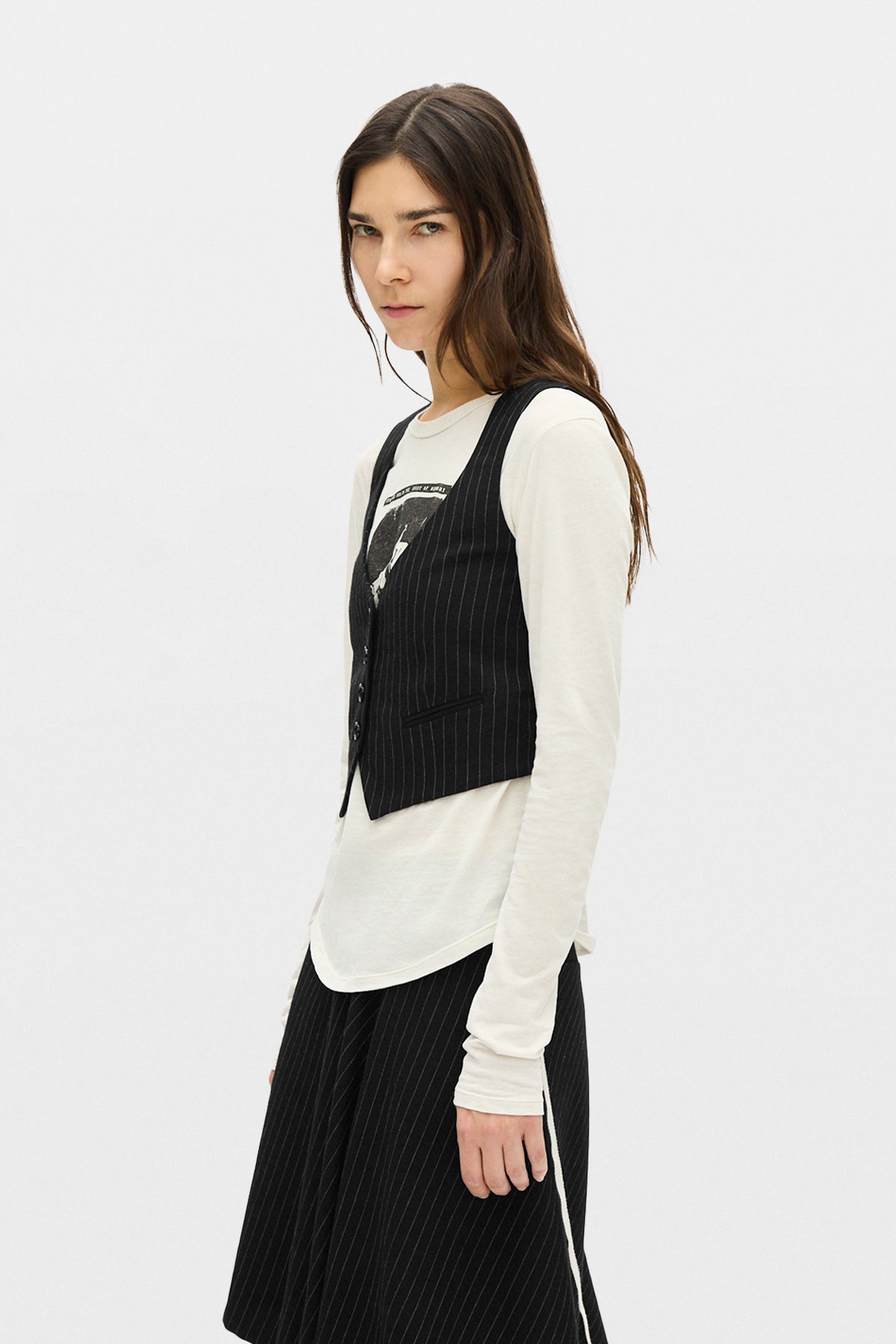 Diana Fitted Micro Waistcoat