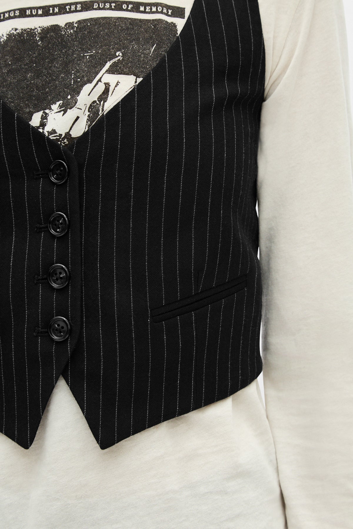 Diana Fitted Micro Waistcoat