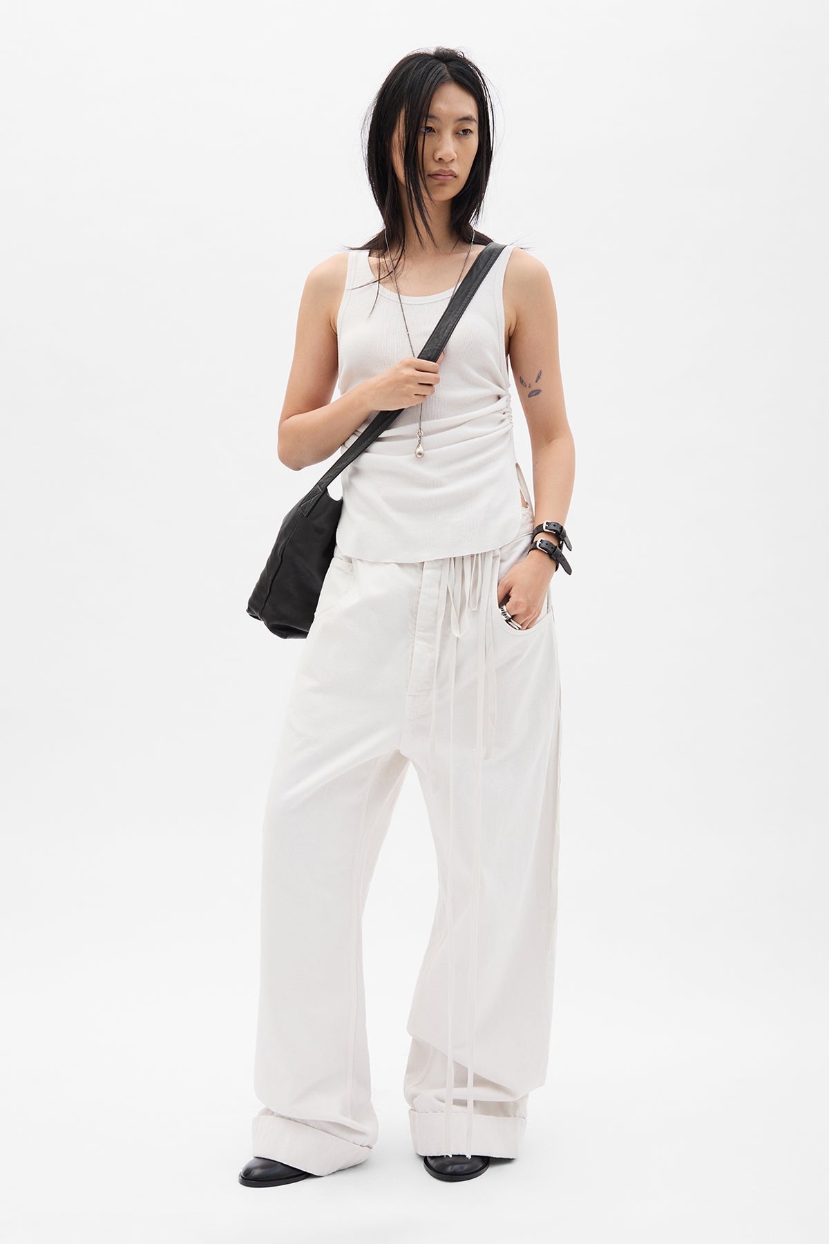 マラしわ加工クロップドタンクトップ – Ann Demeulemeester
