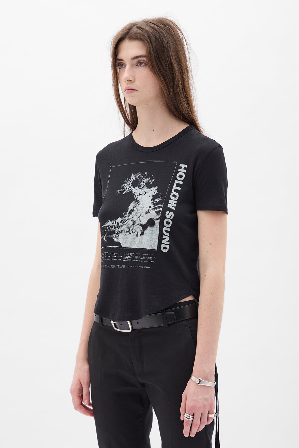 Ann Demeulemeester tシャツ　カットソー　36 Floor Micro T-Shirt – Ann Demeulemeester