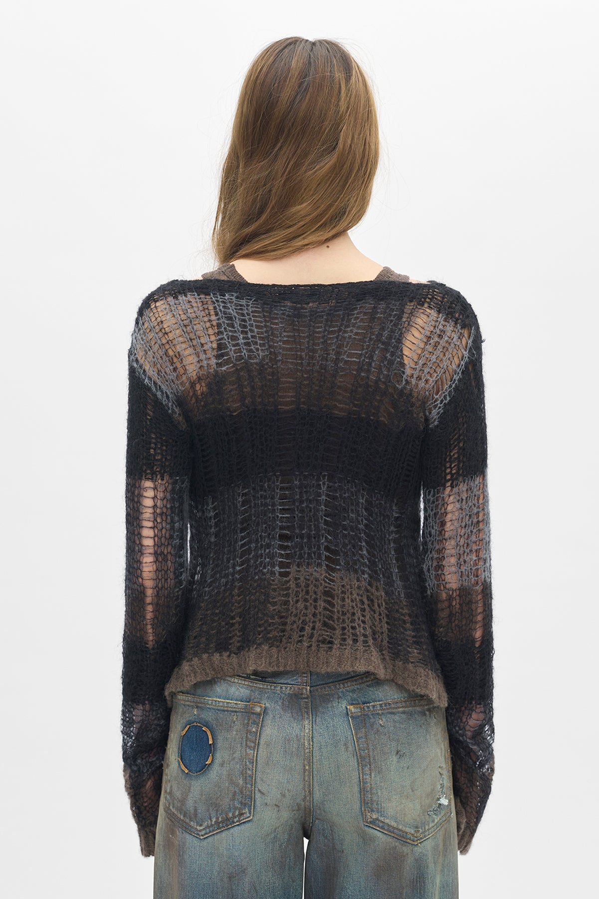 Leocadie Slim Fit Open Neck Sweater