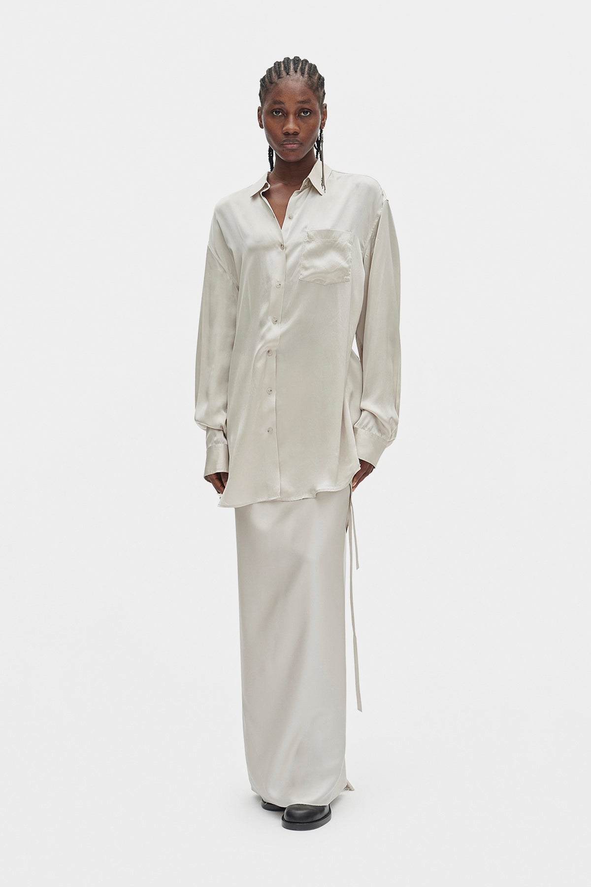 エリザベス・ロング・ハイコンフォート・シャツ – Ann Demeulemeester