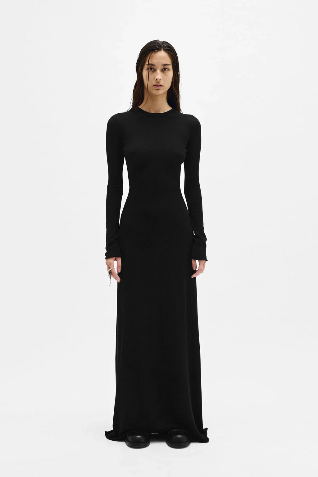 Eva Long Open Back Knitted Dress Ann Demeulemeester Eva Long Open Back Knitted Dress Ann Demeulemeester