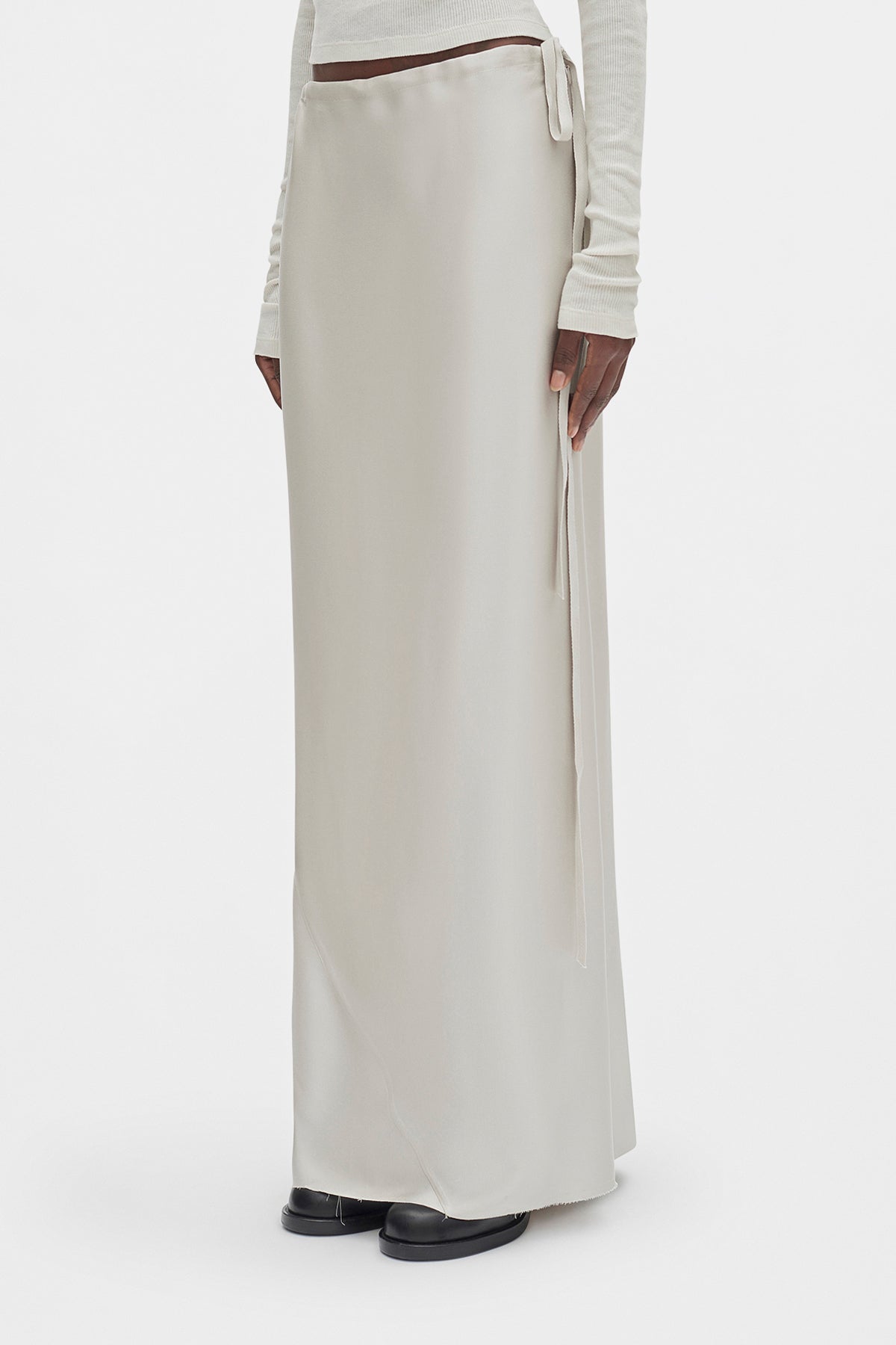 ANN DEMEULEMEESTER ロングスカート エヴリン ロング バイアス スカート – Ann Demeulemeester