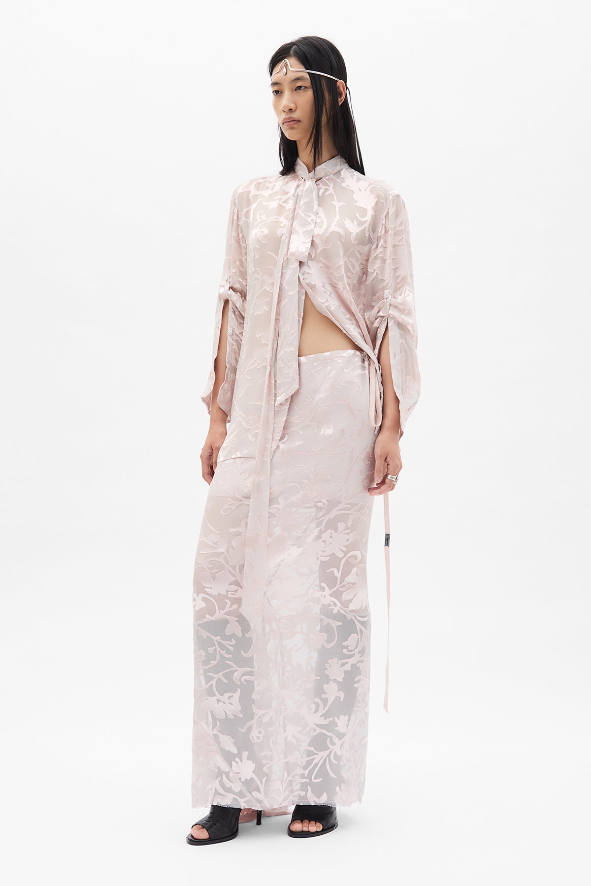 Eveline Long Bias Skirt