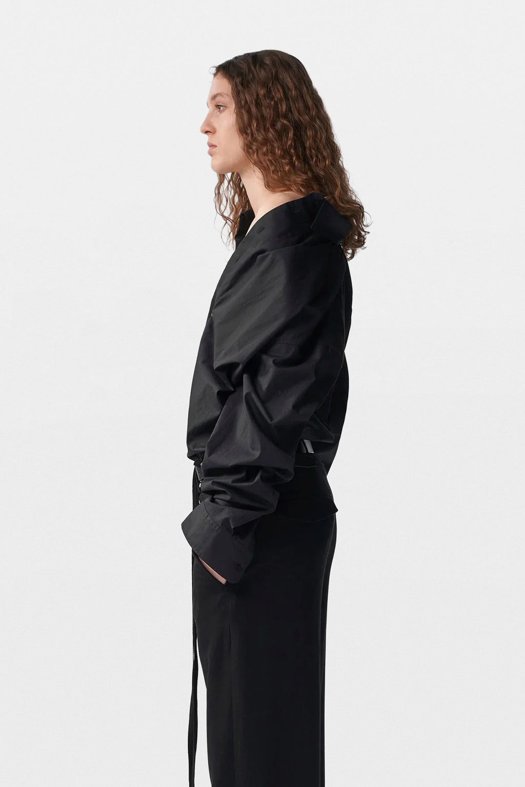 Nelly Dropped Shoulder Shirt Popeline