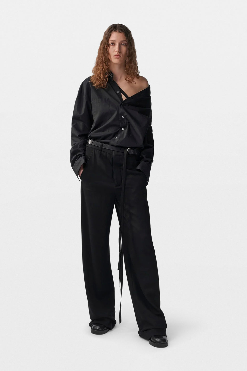 Nelly Dropped Shoulder Shirt Popeline