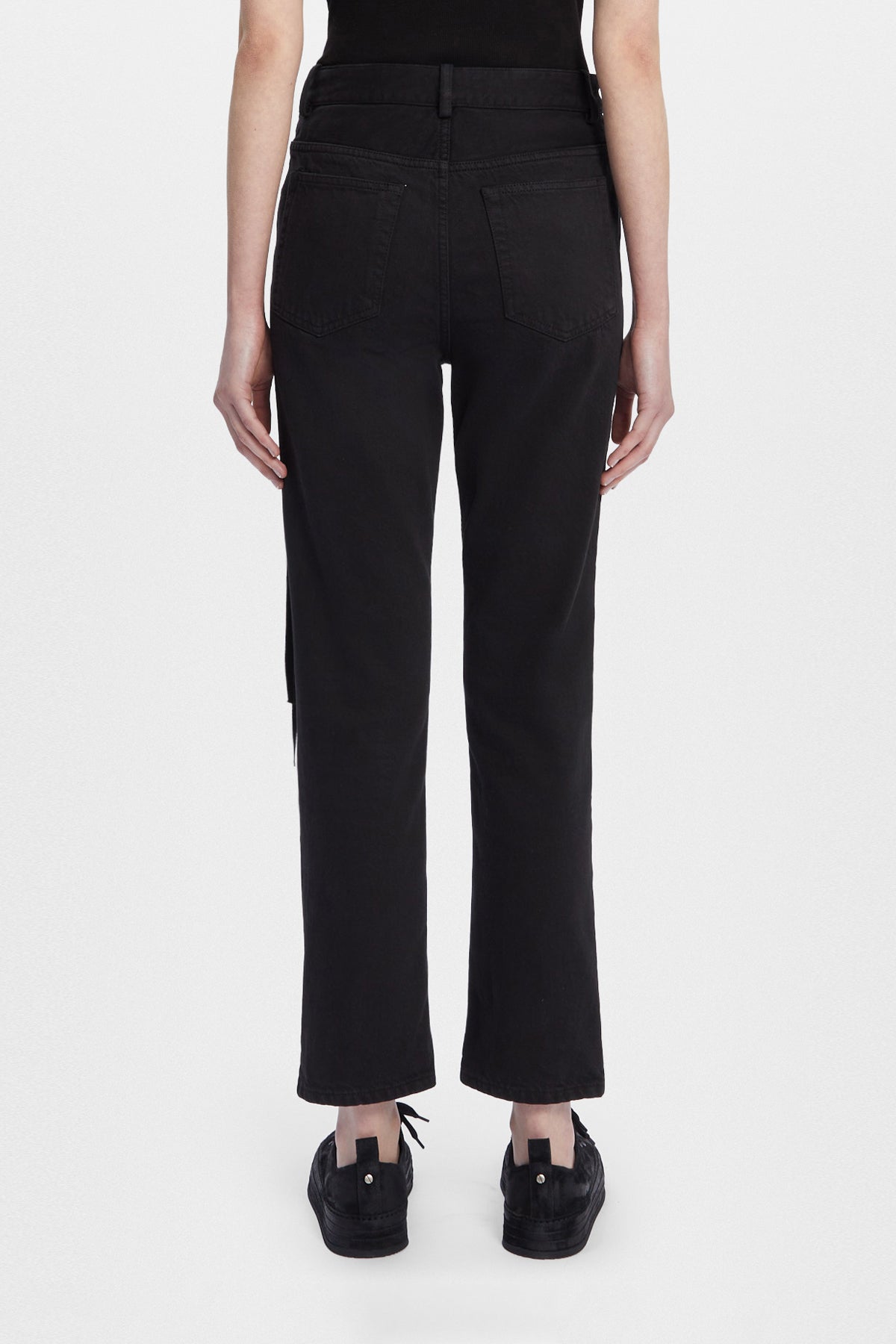 Herme 5 Pockets Slim Fit Cropped Trousers