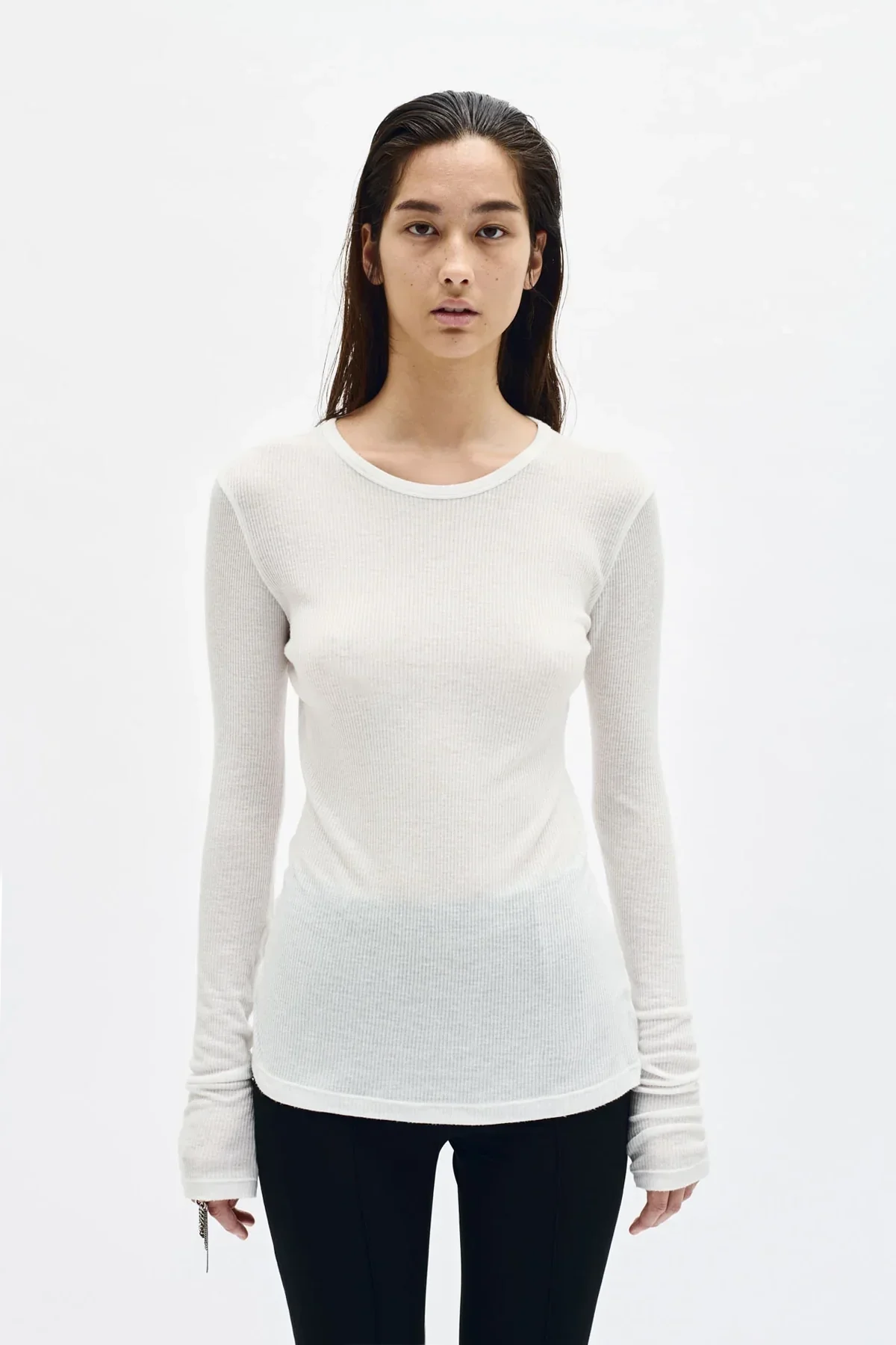 新品 ANN DEMEULEMEESTER FIENE ロングスリーブ Tシャツ Fiene Long Sleeve T-Shirt – Ann Demeulemeester