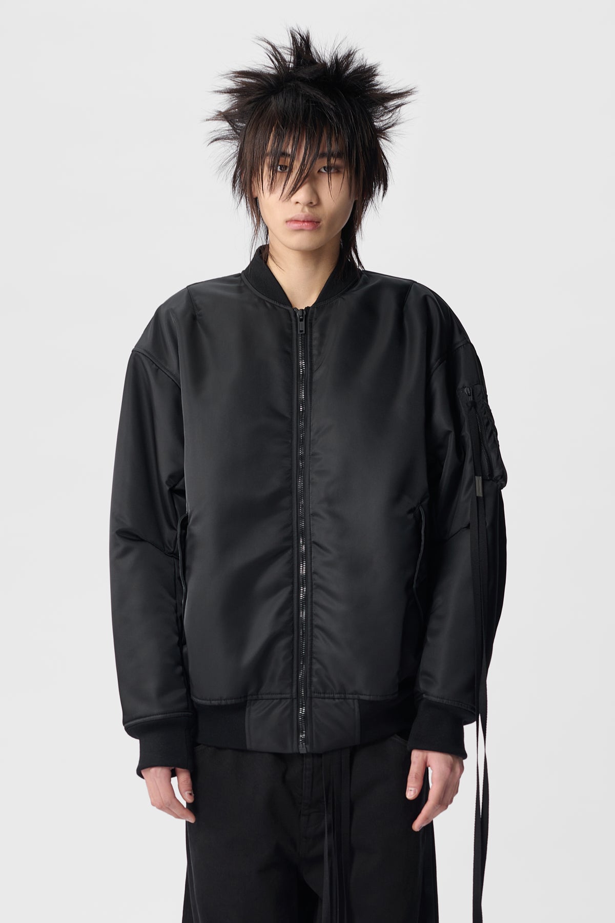 Raphael Printed High-Comfort Bomber