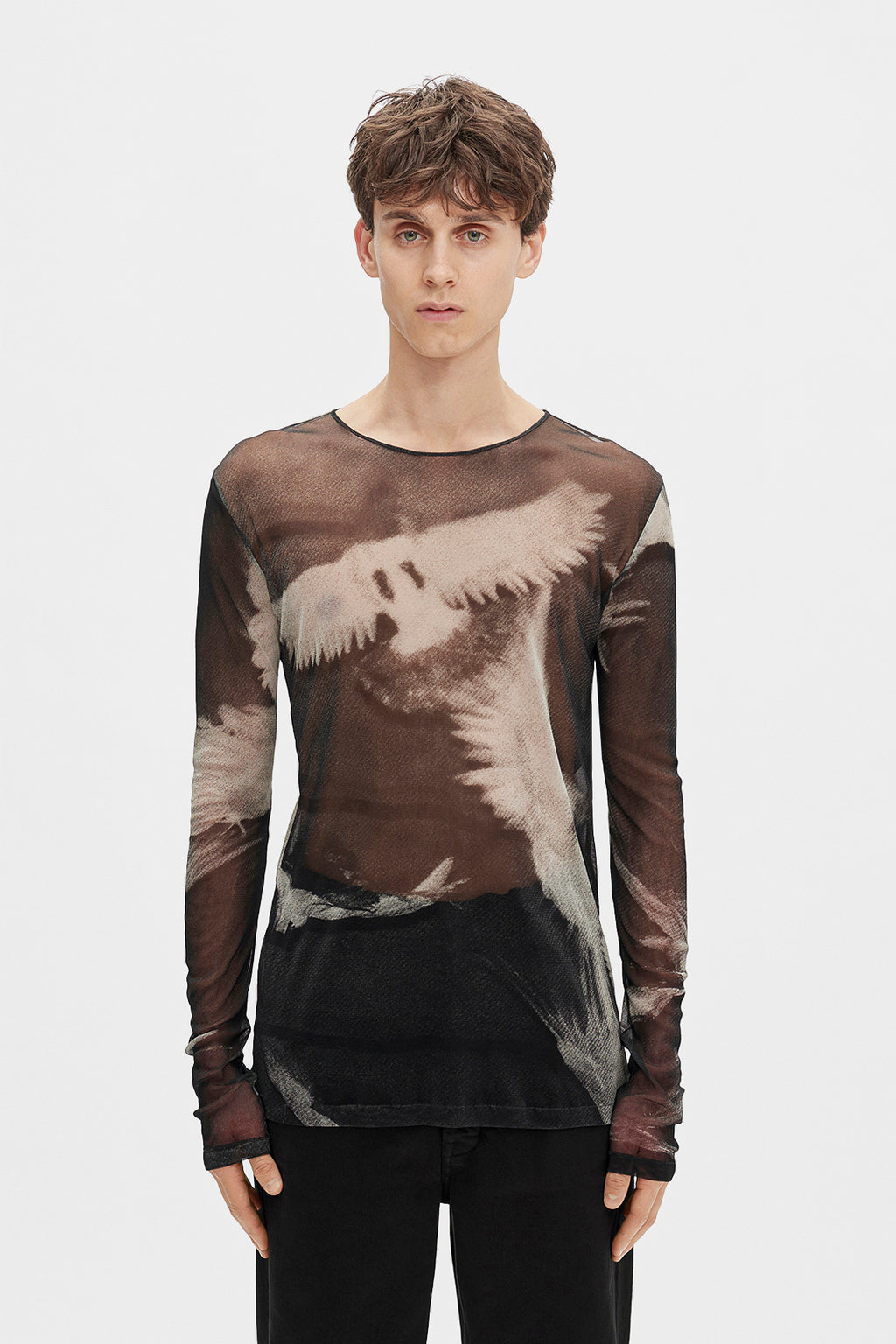 Greg ''Doves'' Print Langarm-T-Shirt 