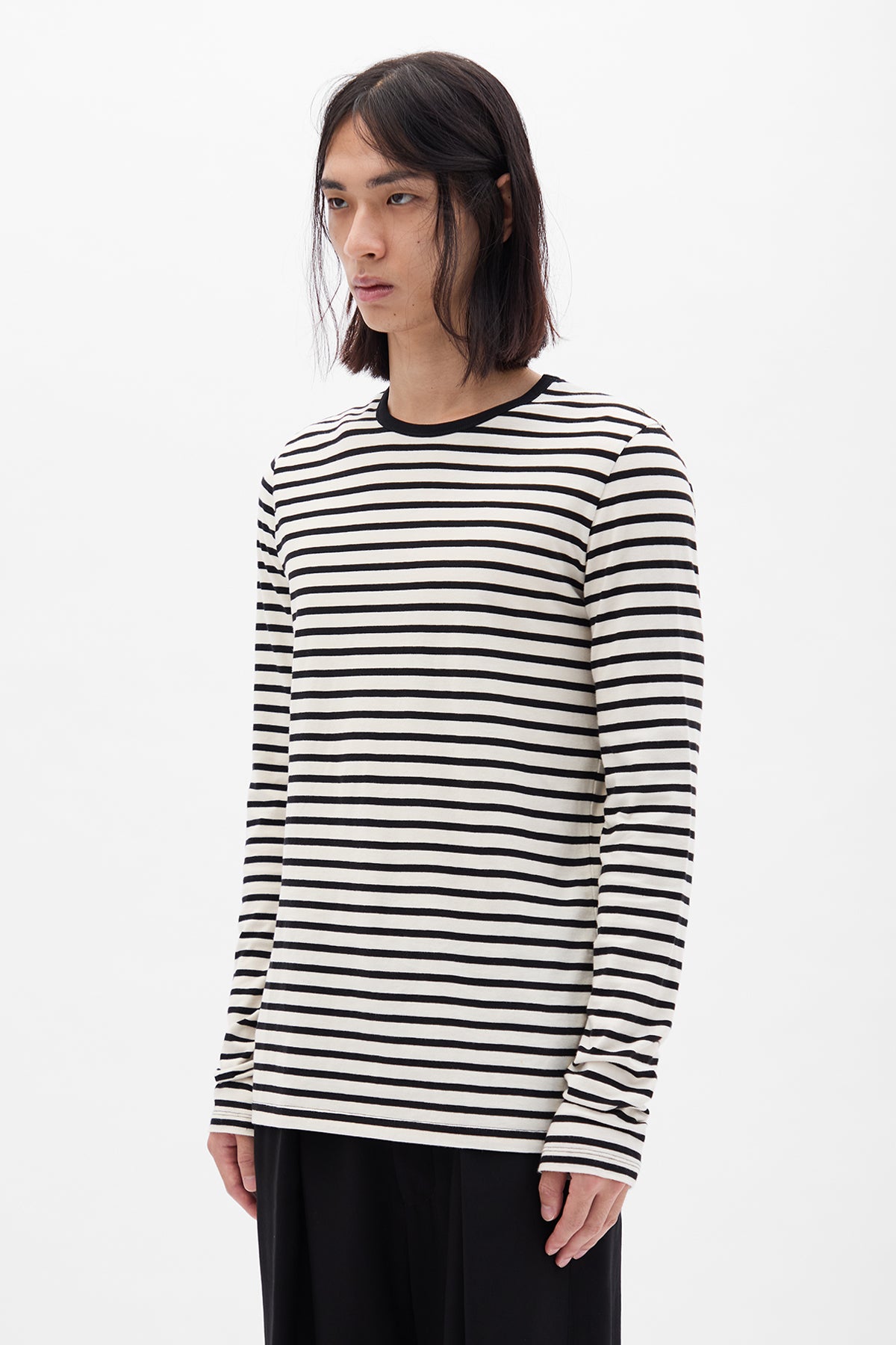 Greg Striped Long-Sleeve T-Shirt – Ann Demeulemeester