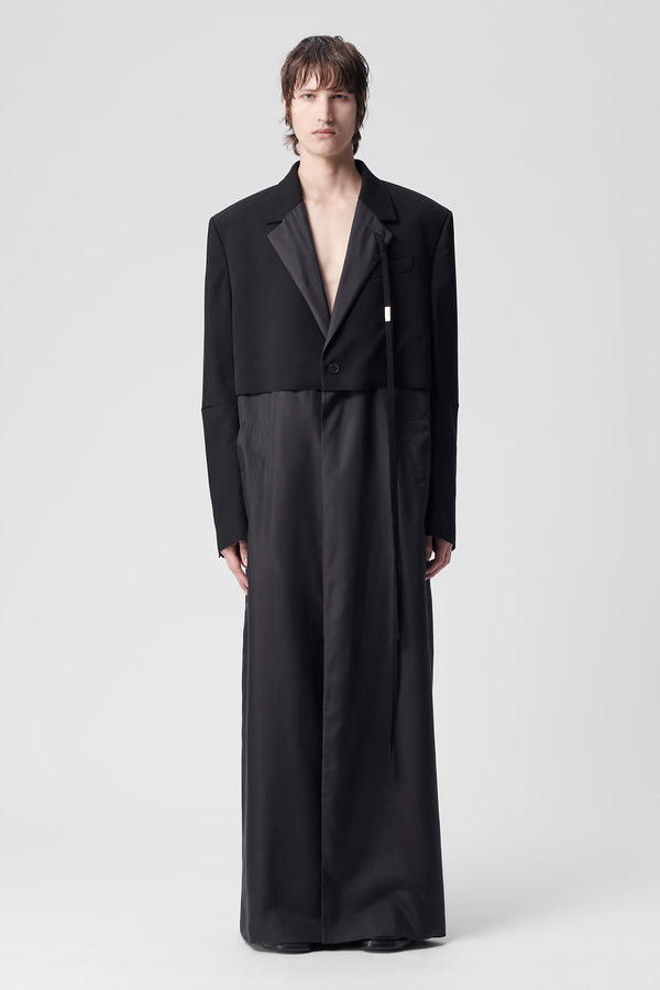 Gilliam X-Long Layered Trench Coat