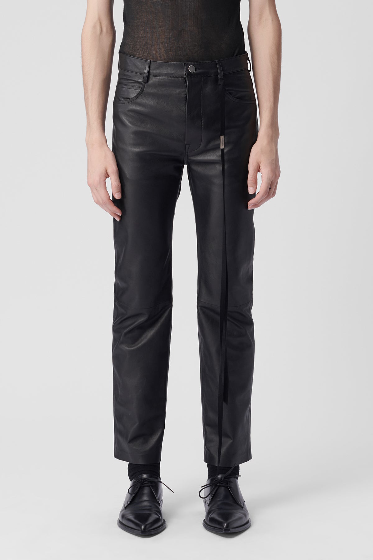 Ann demeulemeester clearance leather pants