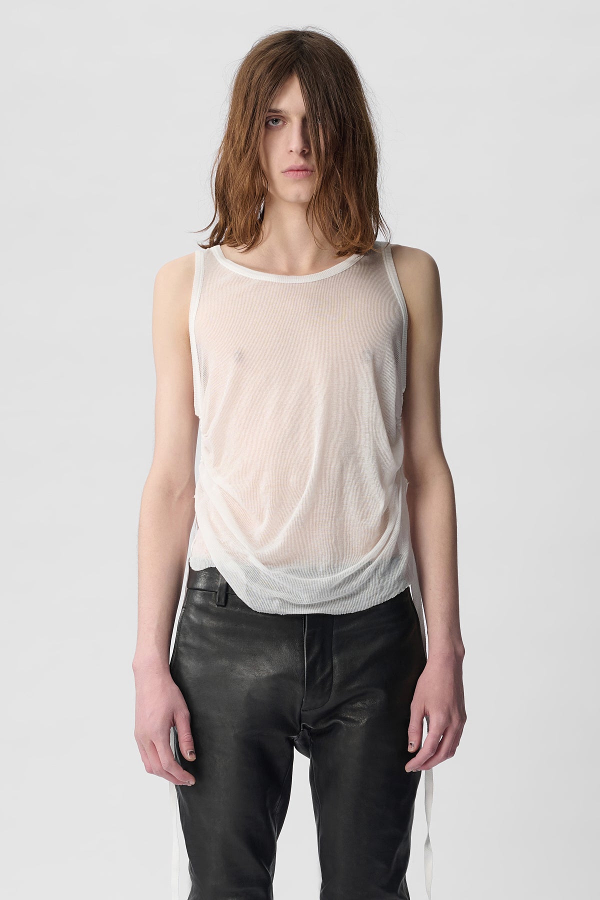 Boris Wrinlked Cropped Tank