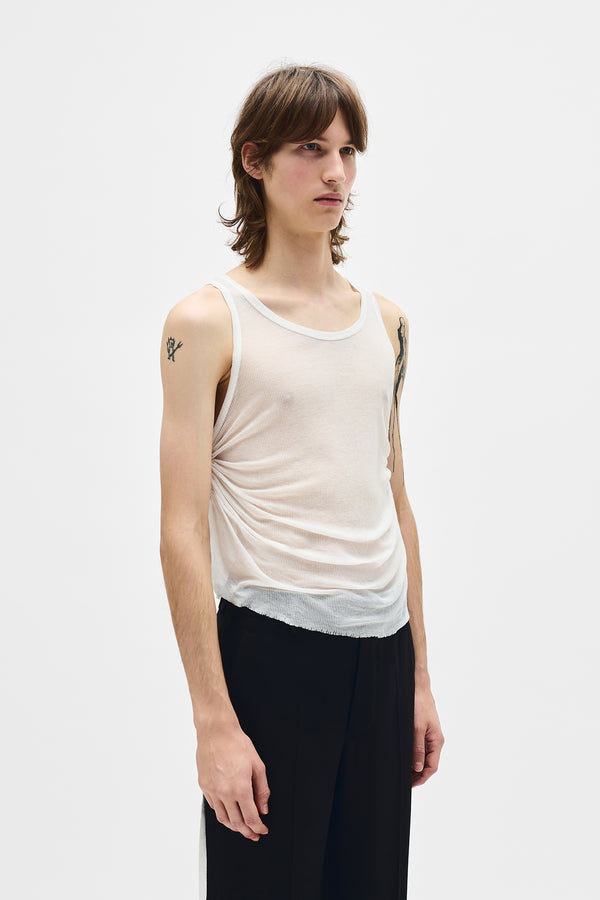 Boris Wrinlked Cropped Tank