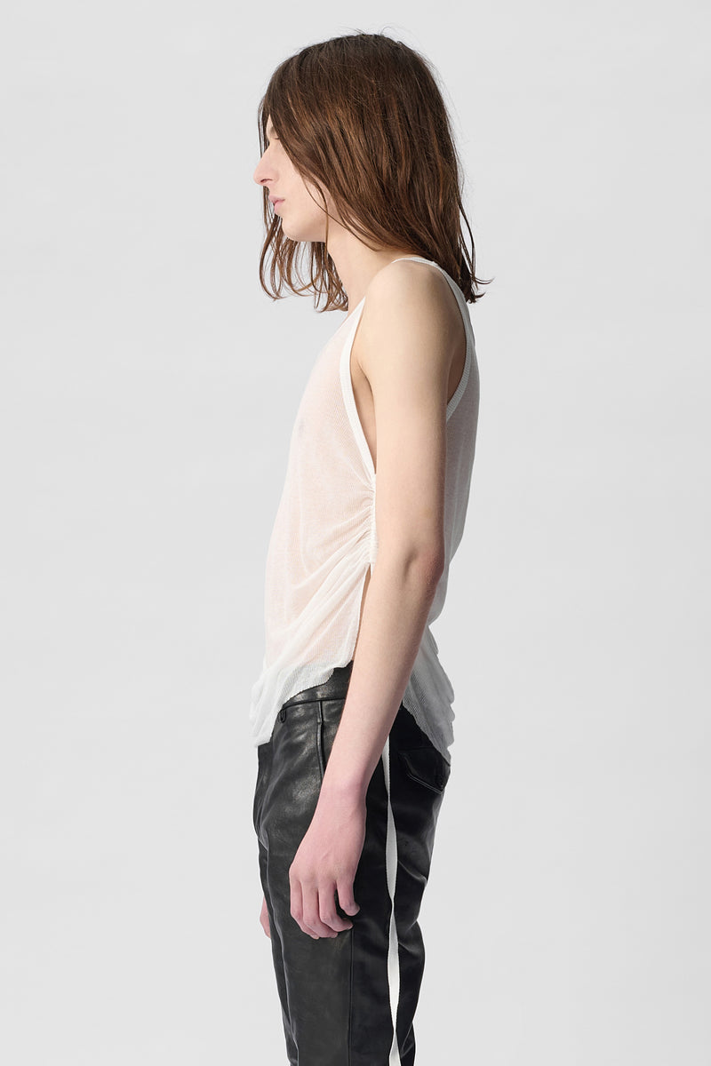 Boris Wrinlked Cropped Tank