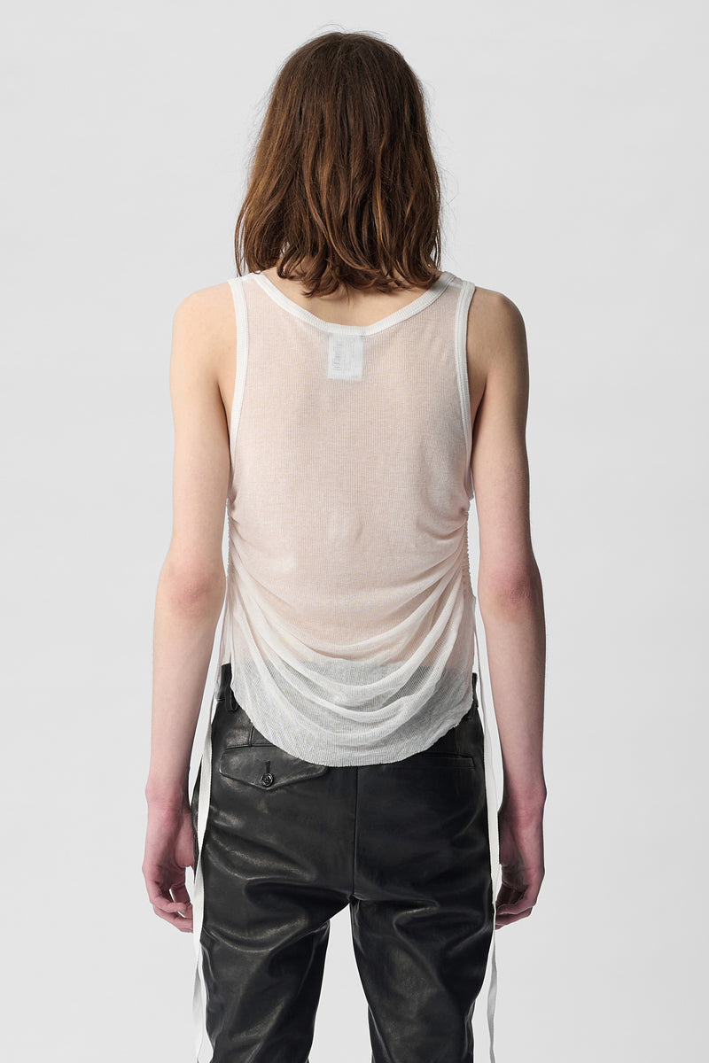 Boris Wrinlked Cropped Tank