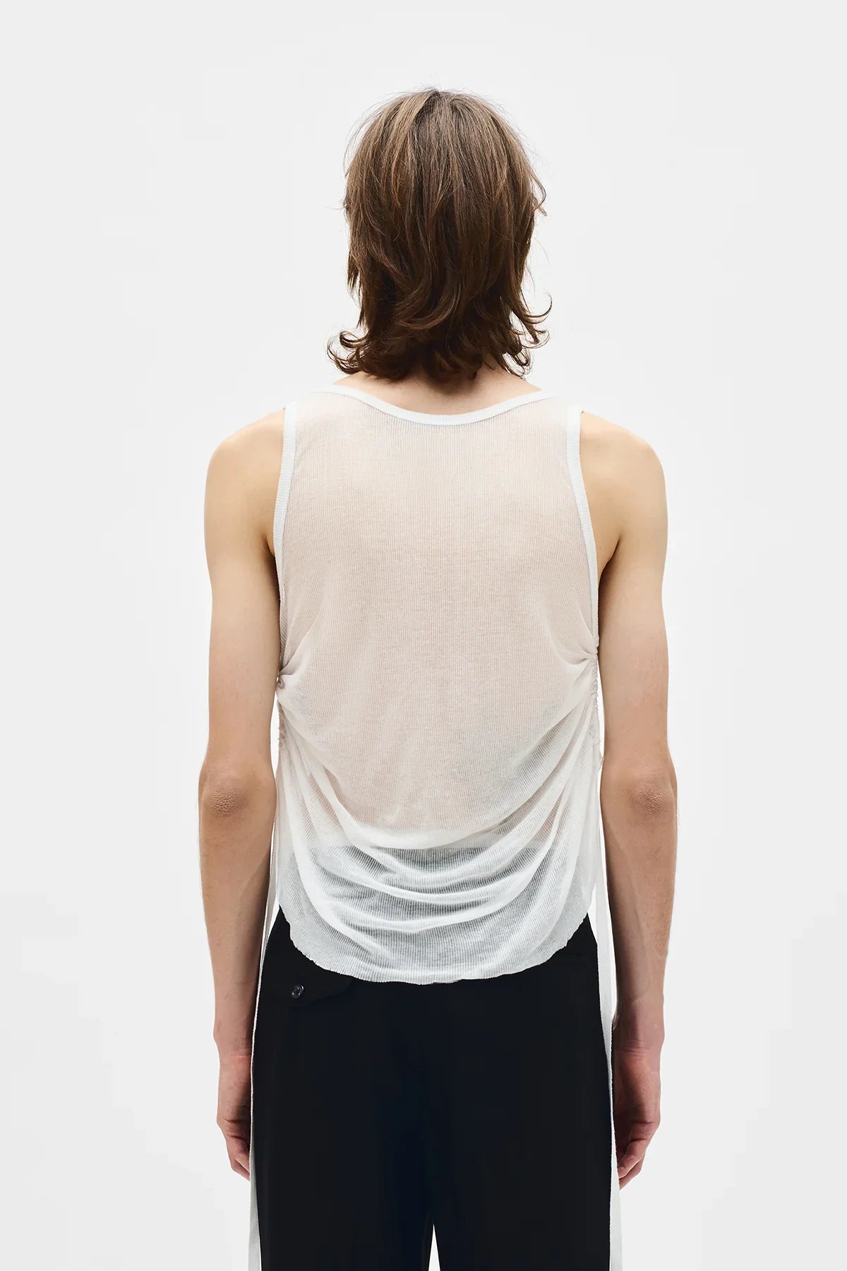Boris Wrinlked Cropped Tank – Ann Demeulemeester