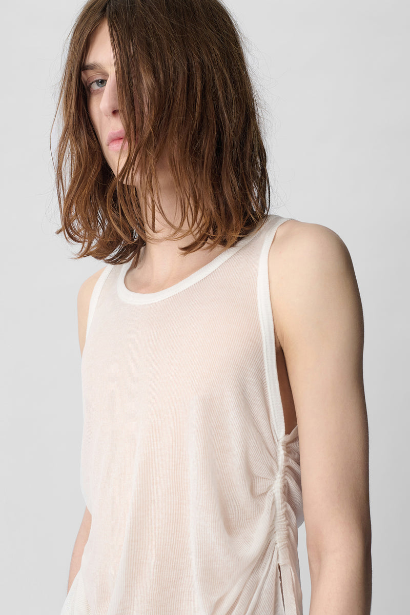 Boris Wrinlked Cropped Tank