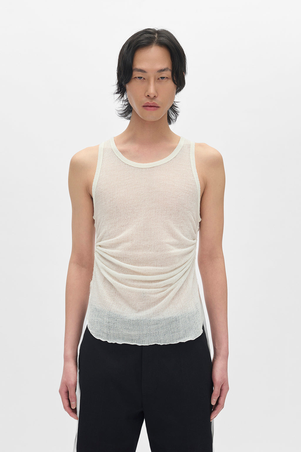 Boris Wrinlked Cropped Tank