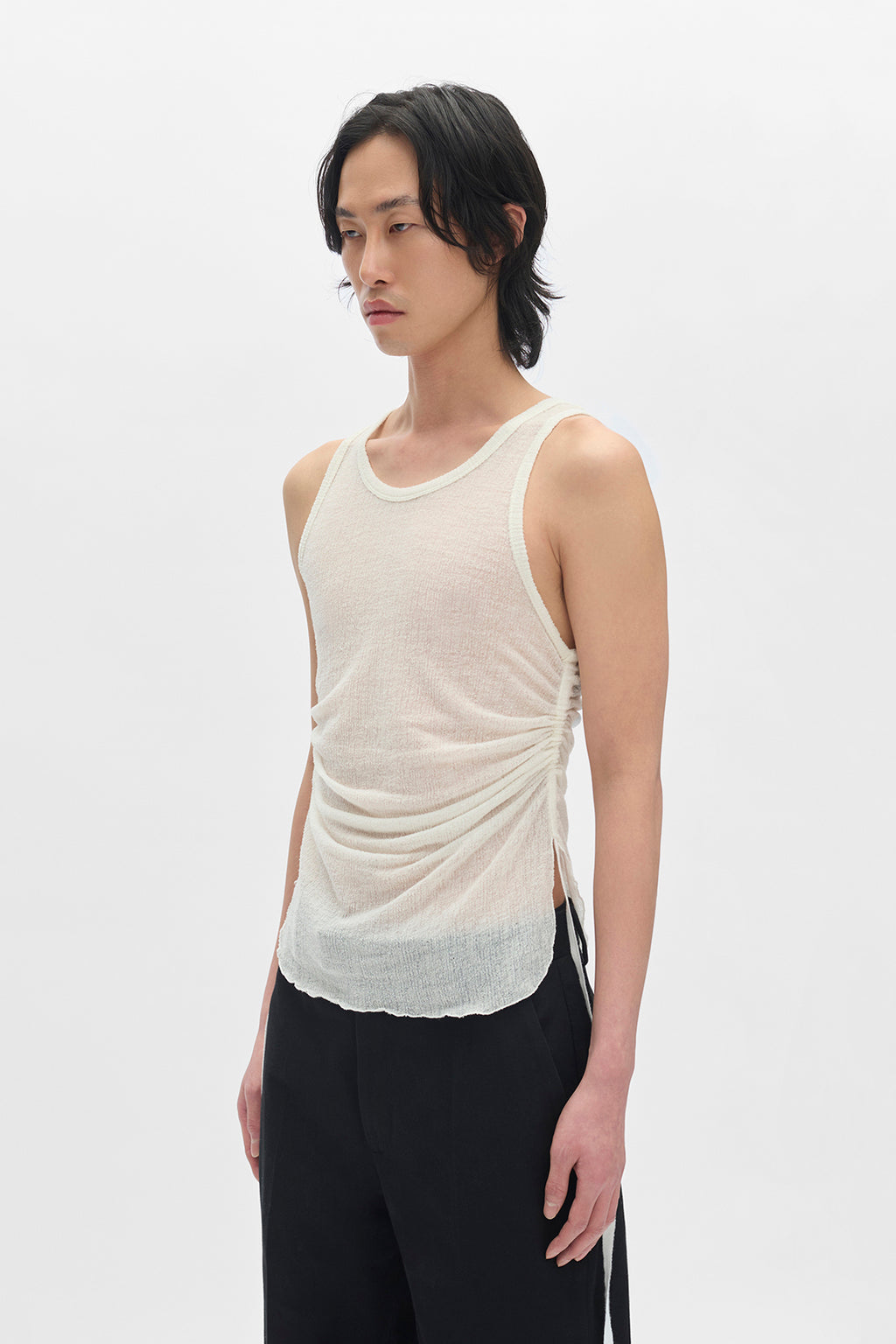 Boris Wrinlked Cropped Tank