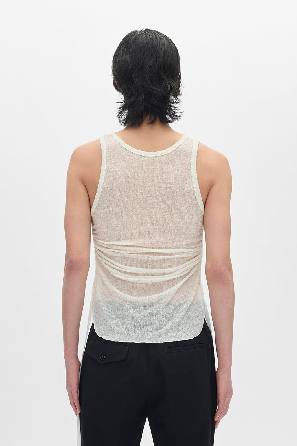Boris Wrinlked Cropped Tank