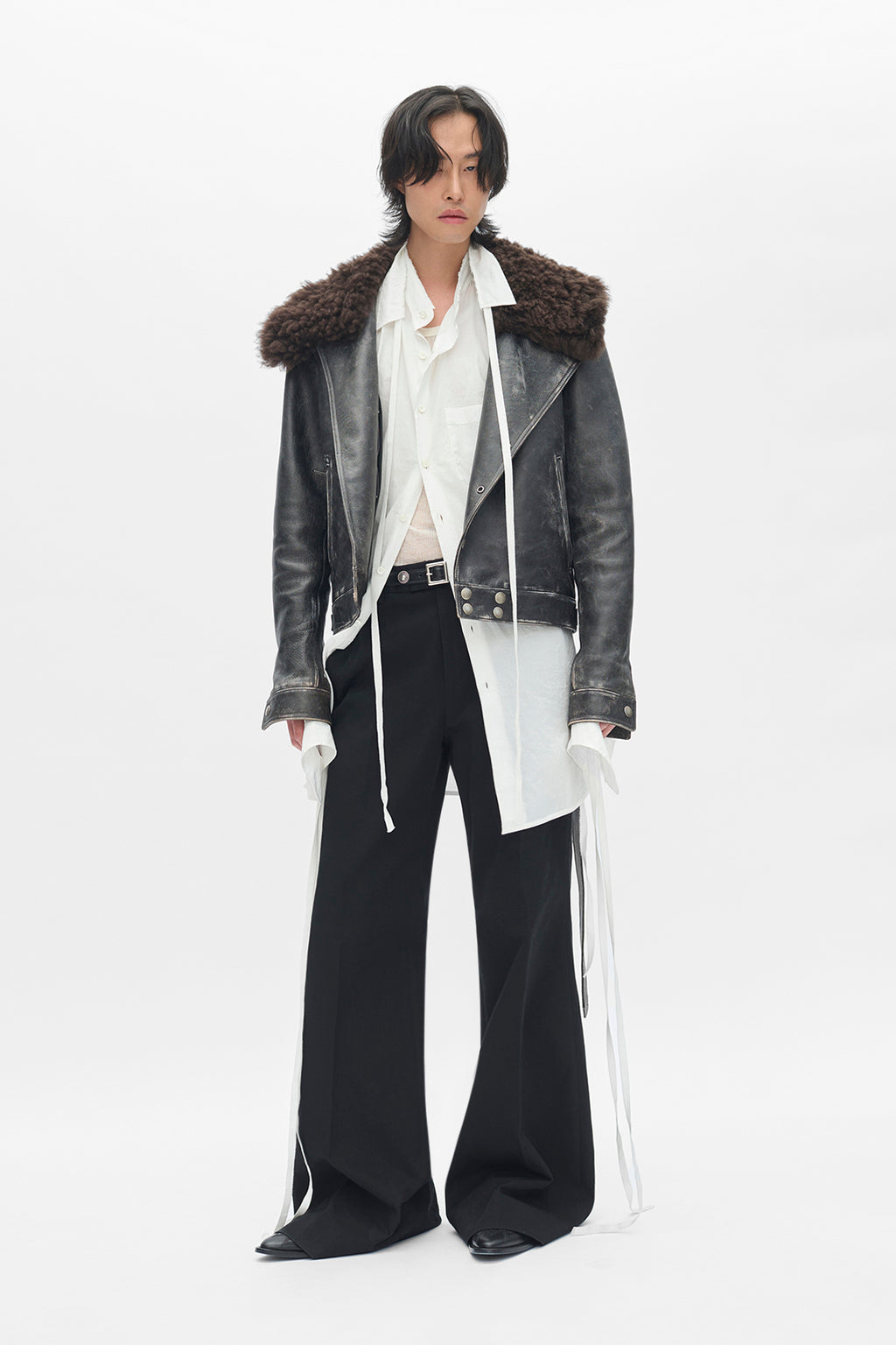 Boris Wrinlked Cropped Tank