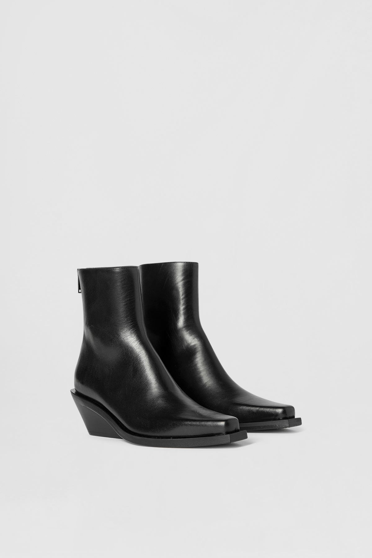 Rumi Cowboy Ankle Boots