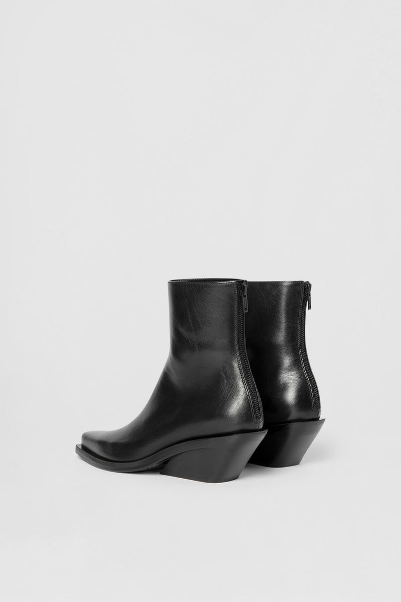 Rumi Cowboy Ankle Boots