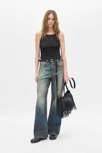 Mara Wrinkled Cropped Tank Top – Ann Demeulemeester